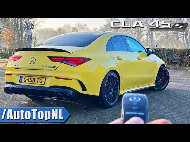 mercedes-amg cla 45 s 4matic+ review on road & autobahn by autotopnl